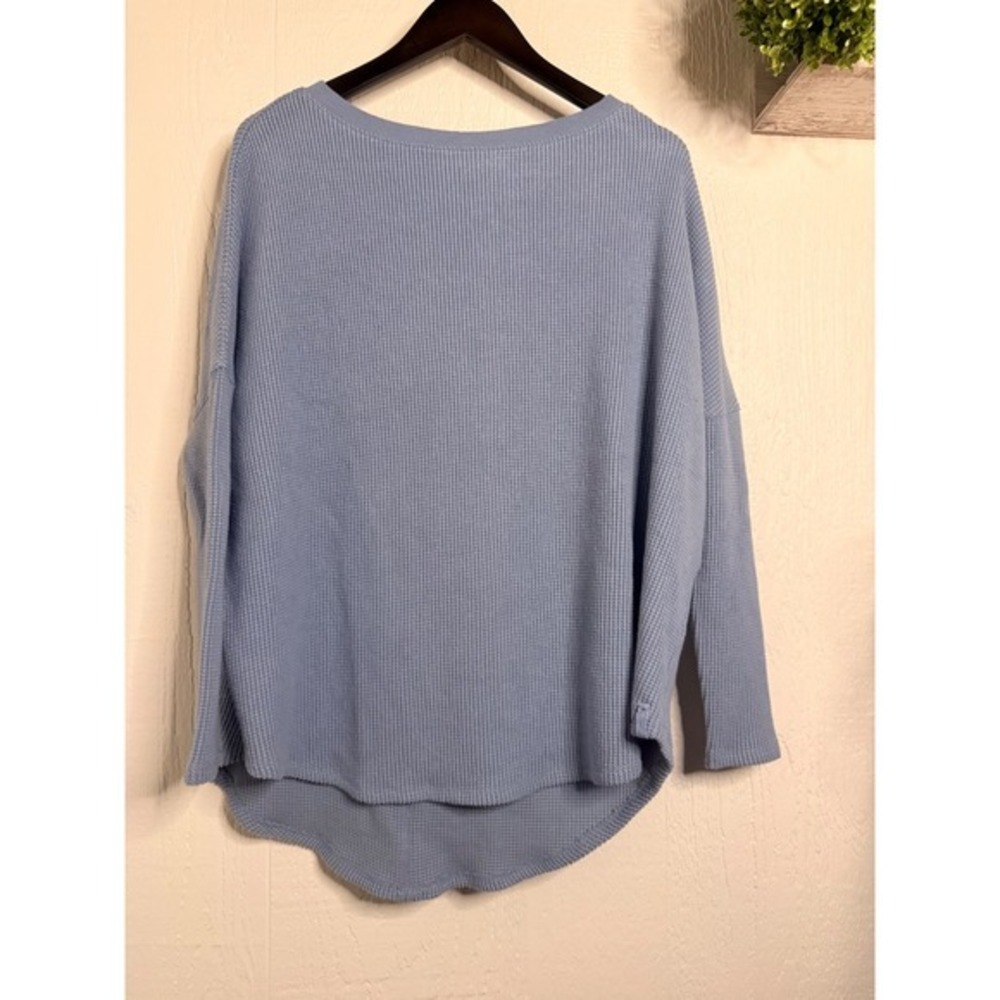 Latte‎ Blues Solid Thermal NWOT autumn sky